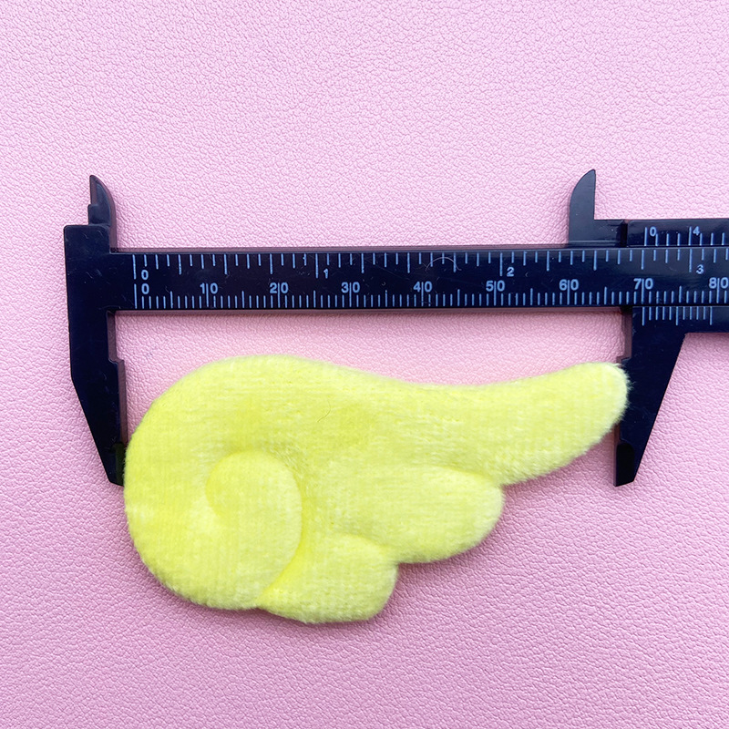 热销秋冬毛绒天使翅膀diy布艺发夹头饰饰品配件服饰辅料义乌配饰详情3