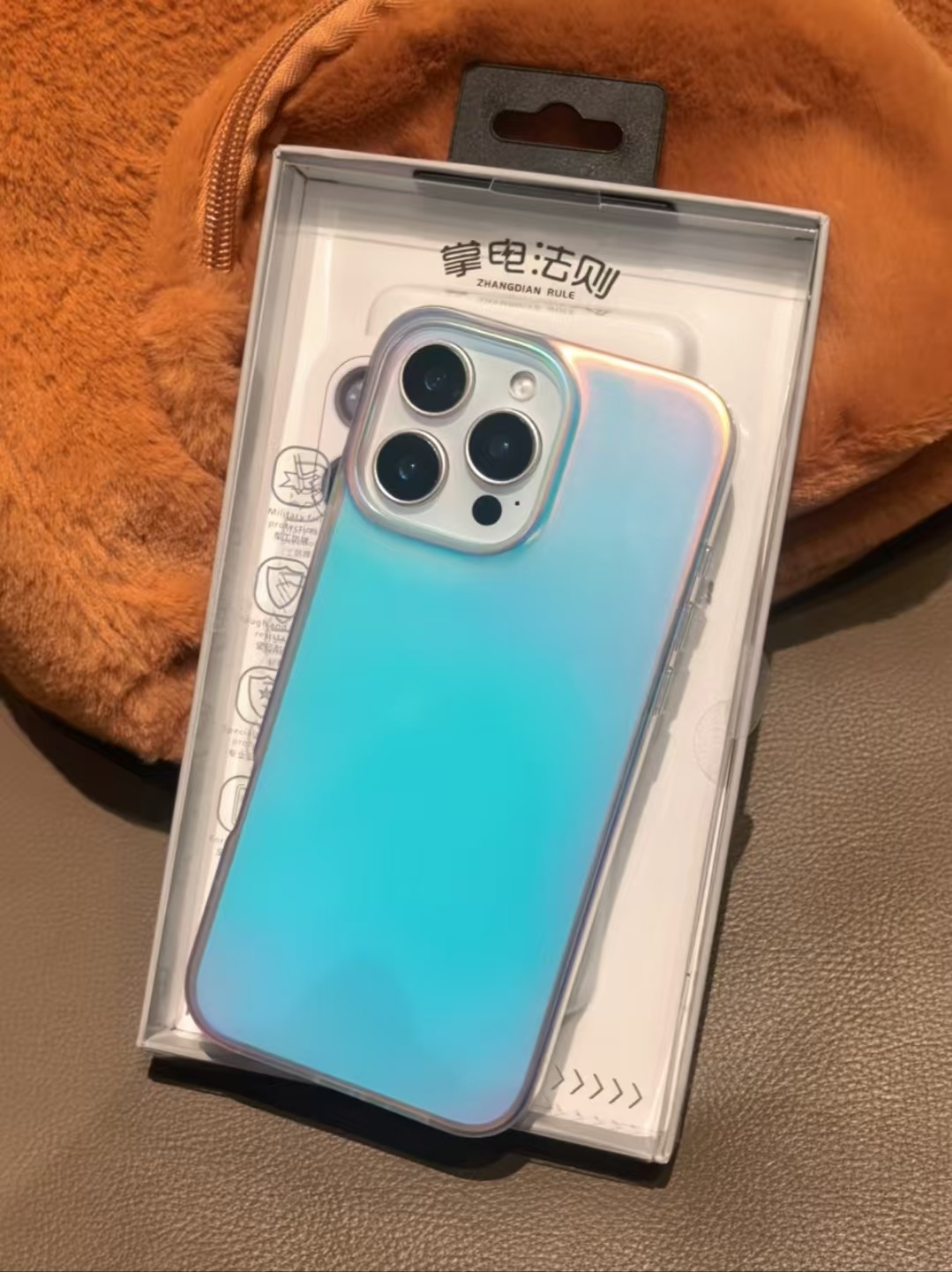 掌电法则 IMD冰淇淋磨砂极光镭射渐变 苹果1516Promax专用手机壳 手机保护套 防摔耐磨抗刮
详情1