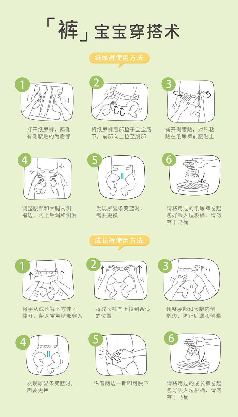 佳婴氧气森林超薄透气女宝纸尿裤L成长XL裤干爽新生男婴儿尿不湿详情12