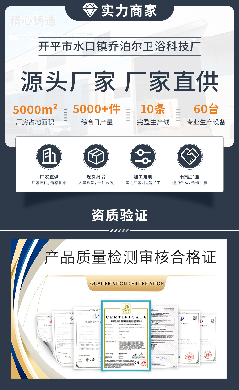 全铜加高冷热混水龙头静音洗脸盆浴室柜卫生间台上盆龙头开平水暖详情3