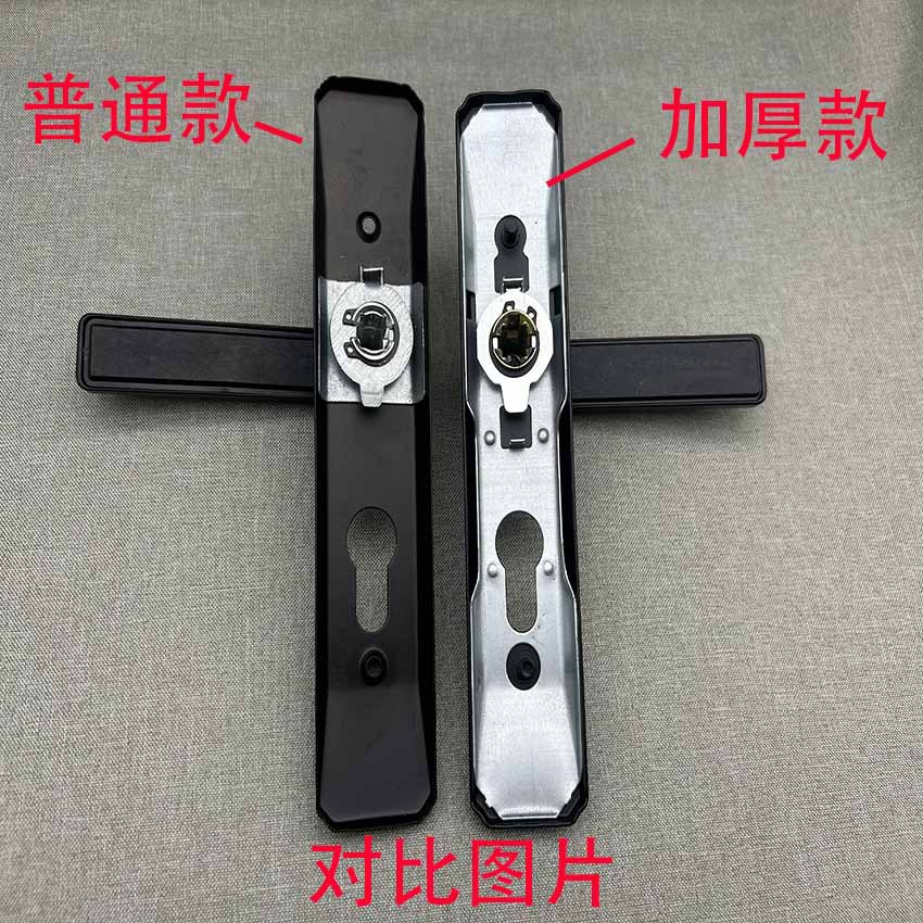 Thickened single-tongue key bathroom door lock, kitchen, toilet and washroom door, glass door, stairwell aluminum alloy door lock pic 1