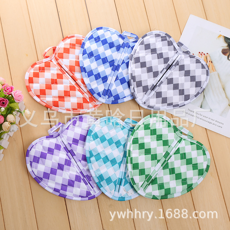 【 Chi Jia 】 Double-layer thickened and enlarged anti-scald and heat-insulating coasters and placemats for kitchen and dining rooms, high-temperature resistant oven baking MATS pic 1