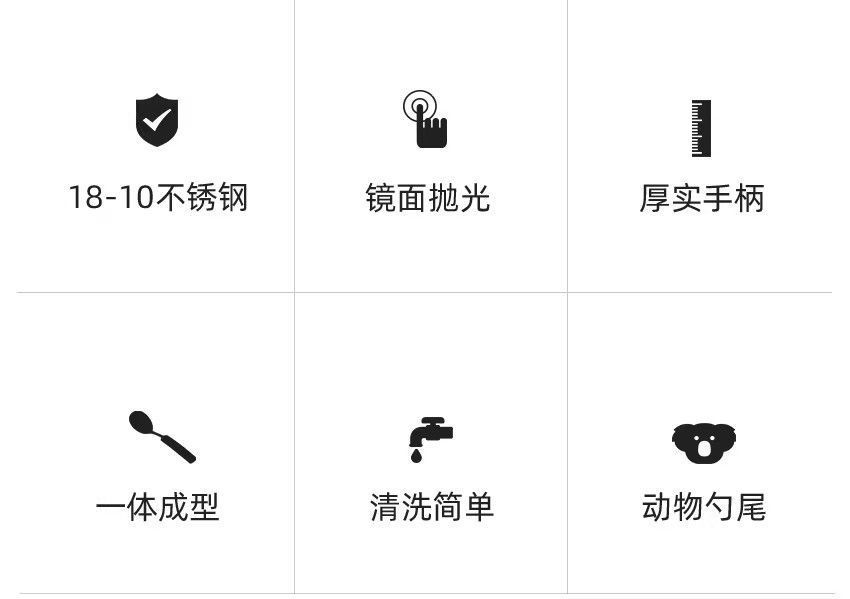 不锈钢勺子汤勺家用长柄勺创意西餐叉儿童学生汤匙圆勺详情2