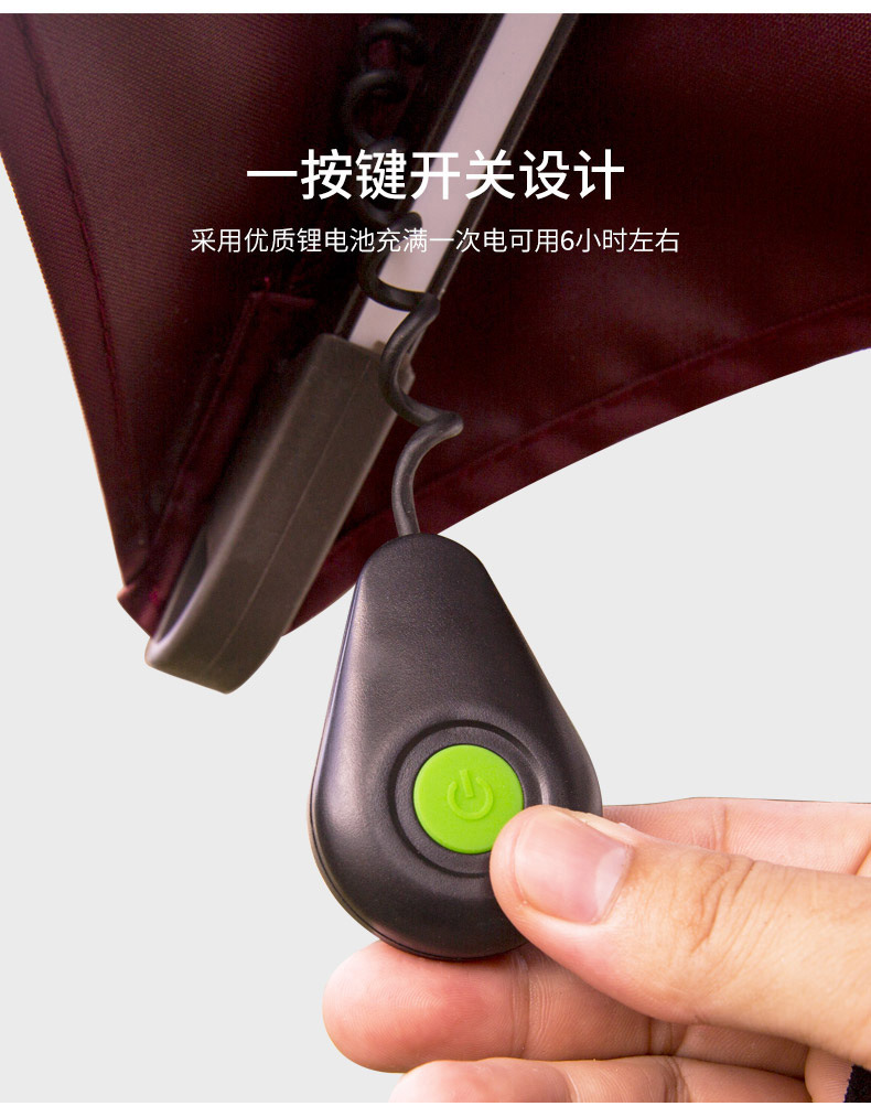 现货黑金钢遮阳伞户外四角伞室外阳篷防风太阳能LED圆形罗马伞详情18