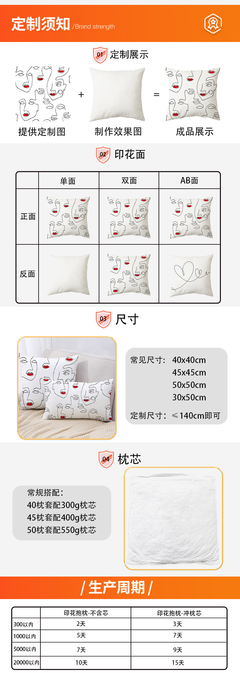 跨境新款纯色龟背绒毛绒抱枕套立体沙发抱枕民宿卧室装饰靠枕靠垫详情13