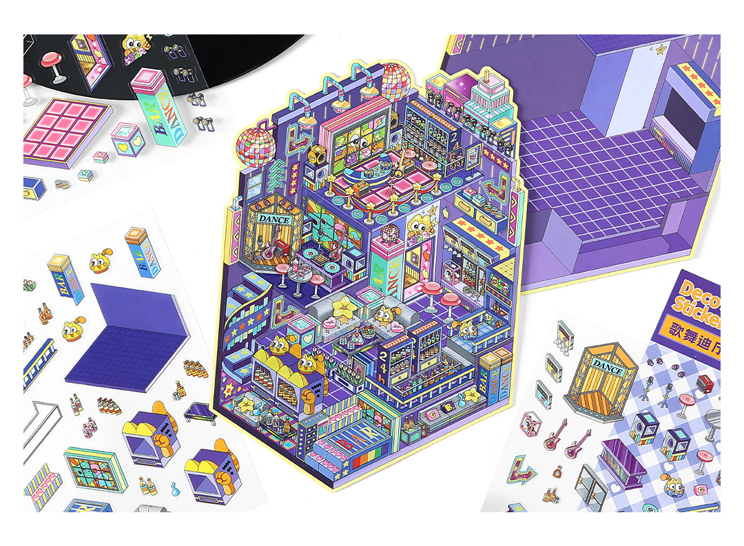 墨言Infeel.Me白卡造景贴纸今日营业中第十四弹微缩立体国潮趣味详情20