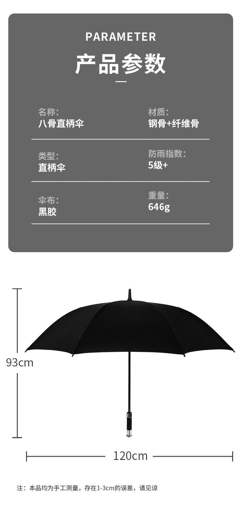 长柄雨伞全自动加固大号商务礼品广告伞批发直杆高尔夫伞定制LOGO详情14