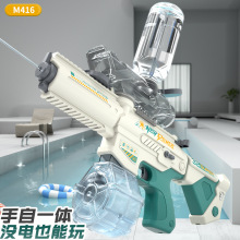 新款 UZI 电动水枪儿童玩具高压大容量强力自动吸水水枪男孩玩具详情17