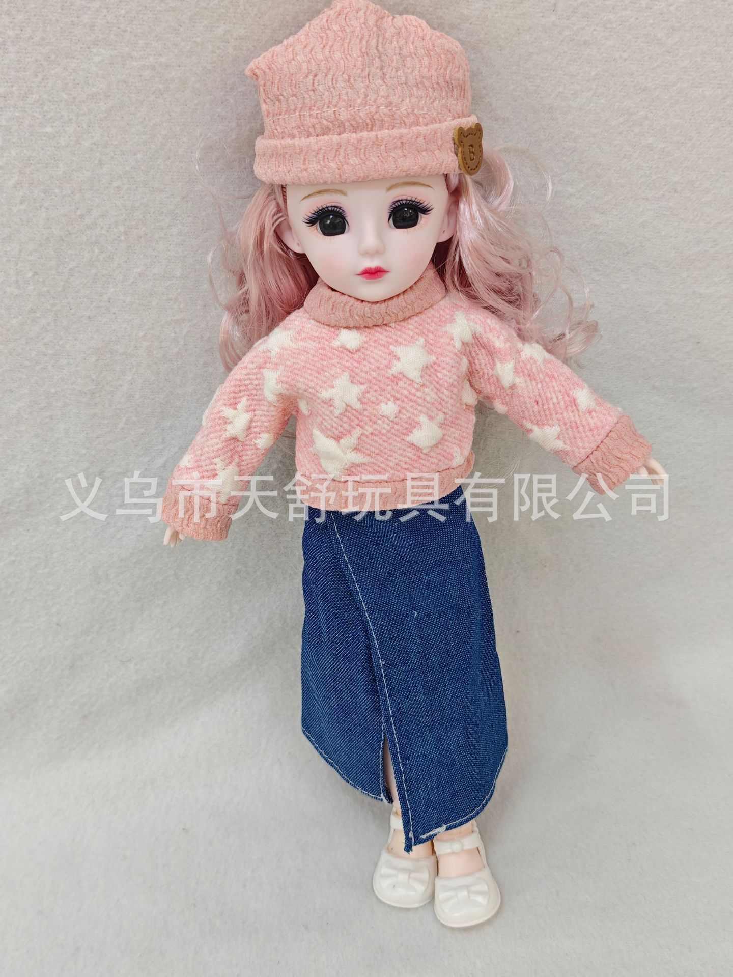 新款30厘米关节娃娃换装衣服休闲套装萝莉娃衣关节可动任意造型摆件详情11