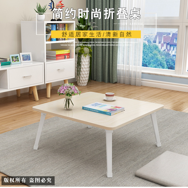床上小桌子笔记本电脑桌简易寝室宿舍学生书桌大号可折叠桌懒人桌详情2