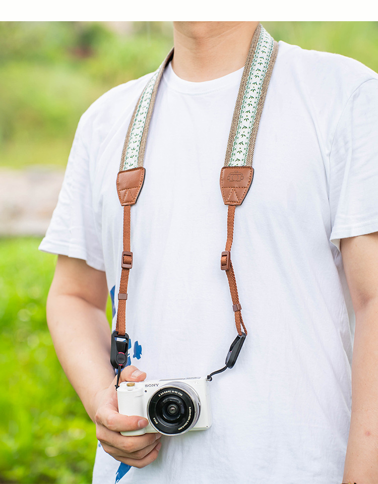 Camera shoulder straps for mirrorless cameras are suitable for SONY zve10 neck straps, Canon r50 straps, Fujifilm xt50 straps, and Nikon z30 straps pic 13