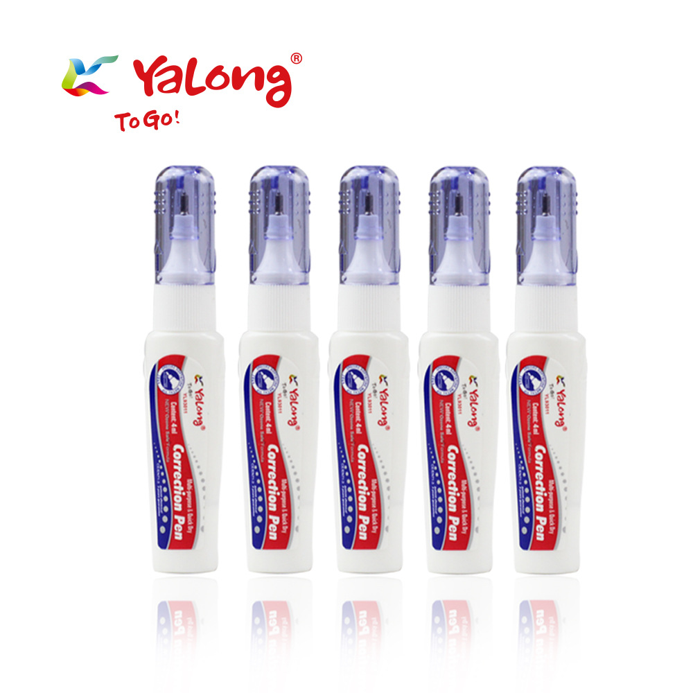 Yalong original design mini size 4 ml quick drying office students can use metal tip correction pic 1