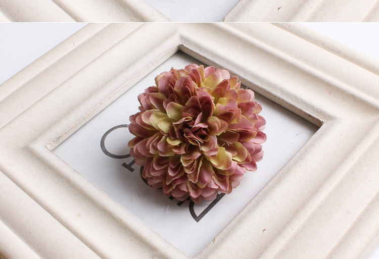 仿真千层菊花头圆菊球菊仿真花DIY服装胸花头饰配件假花批发详情13