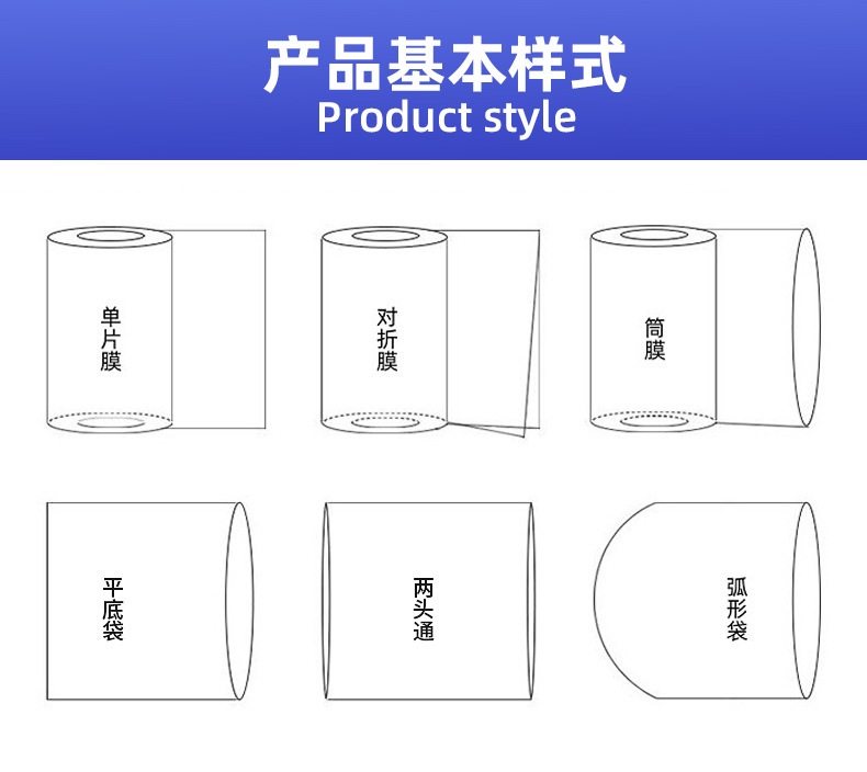 PVC热缩膜封口膜两头通收缩膜标签热缩袋批发小批量印刷图案LOGO详情7