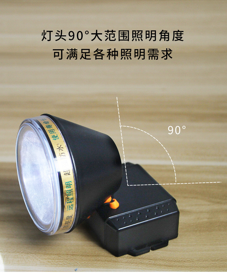 led超长续航锂电头戴式钓鱼夜钓超亮户外强光充电野外头灯矿灯详情8