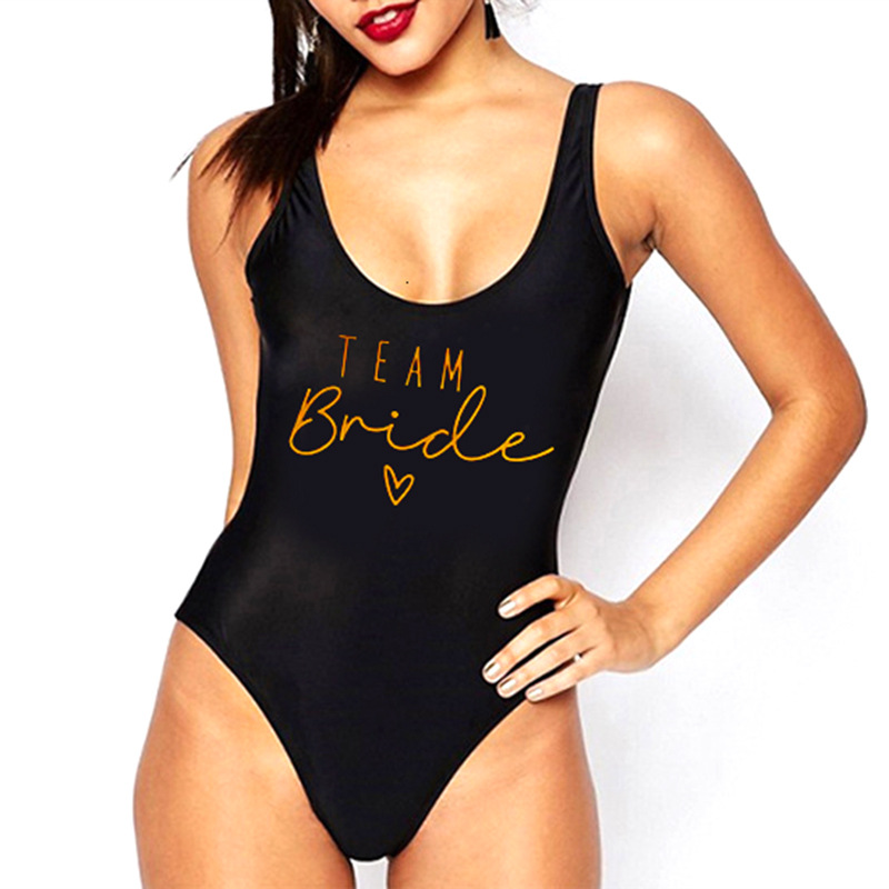 T欧美泳衣TEAMBRIDE印花沙滩比基尼性感露背女士大码MM连体泳衣详情5