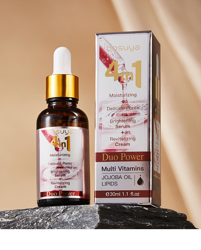 【跨境专供】BOSUYA精华液4in1精华液淡化细纹滋润保湿护肤品批发详情18