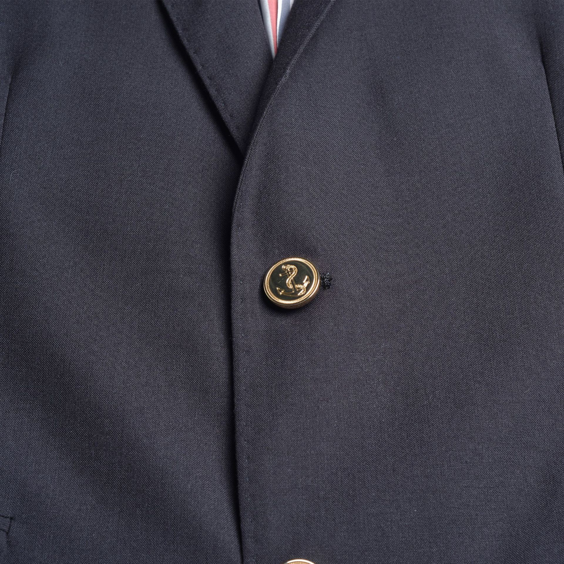 TB新款休闲男士春秋季休闲羊毛西服外套商务时尚四杠男士西服详情14