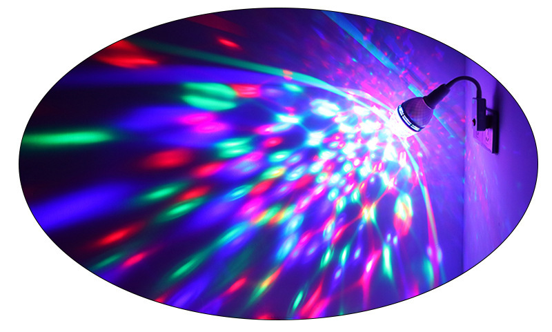 魔球旋转灯泡 小魔球声控灯 KTV闪光灯泡 E27 舞台灯 RGB LED灯泡 舞台炫彩灯光照明设备详情10