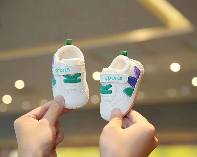 春秋季0一1岁宝宝软底学步鞋小童透气网面鞋3-6-10个月婴幼儿童鞋详情9