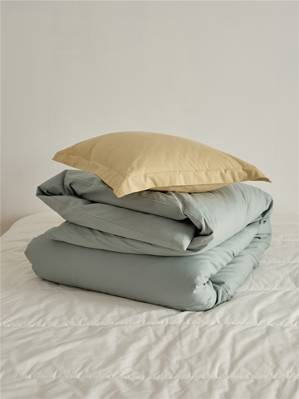 Long-staple cotton single item, all-cotton brushed quilt cover bed, simple pigment color pure cotton autumn and winter 1.8m bedding pic 25