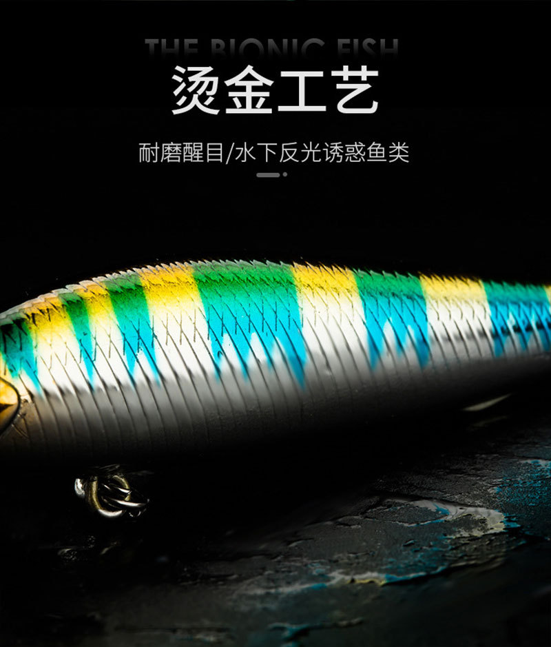 Silver Knife Lure, Submerged Mino Bionic Hard Lure, Pencil Lure, Suspended Long-range Mino Lure wholesale pic 8