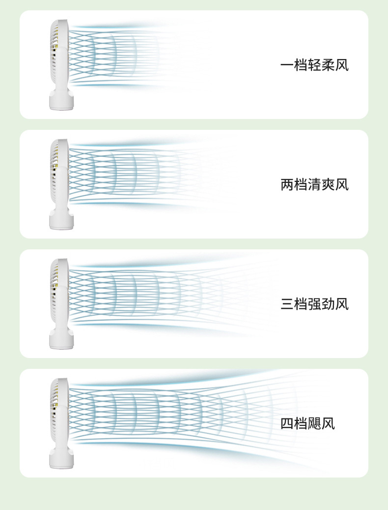 The 2023 new portable high-volume silent charging wall-mounted desktop fan is in stock on domestic and international e-commerce platforms pic 14