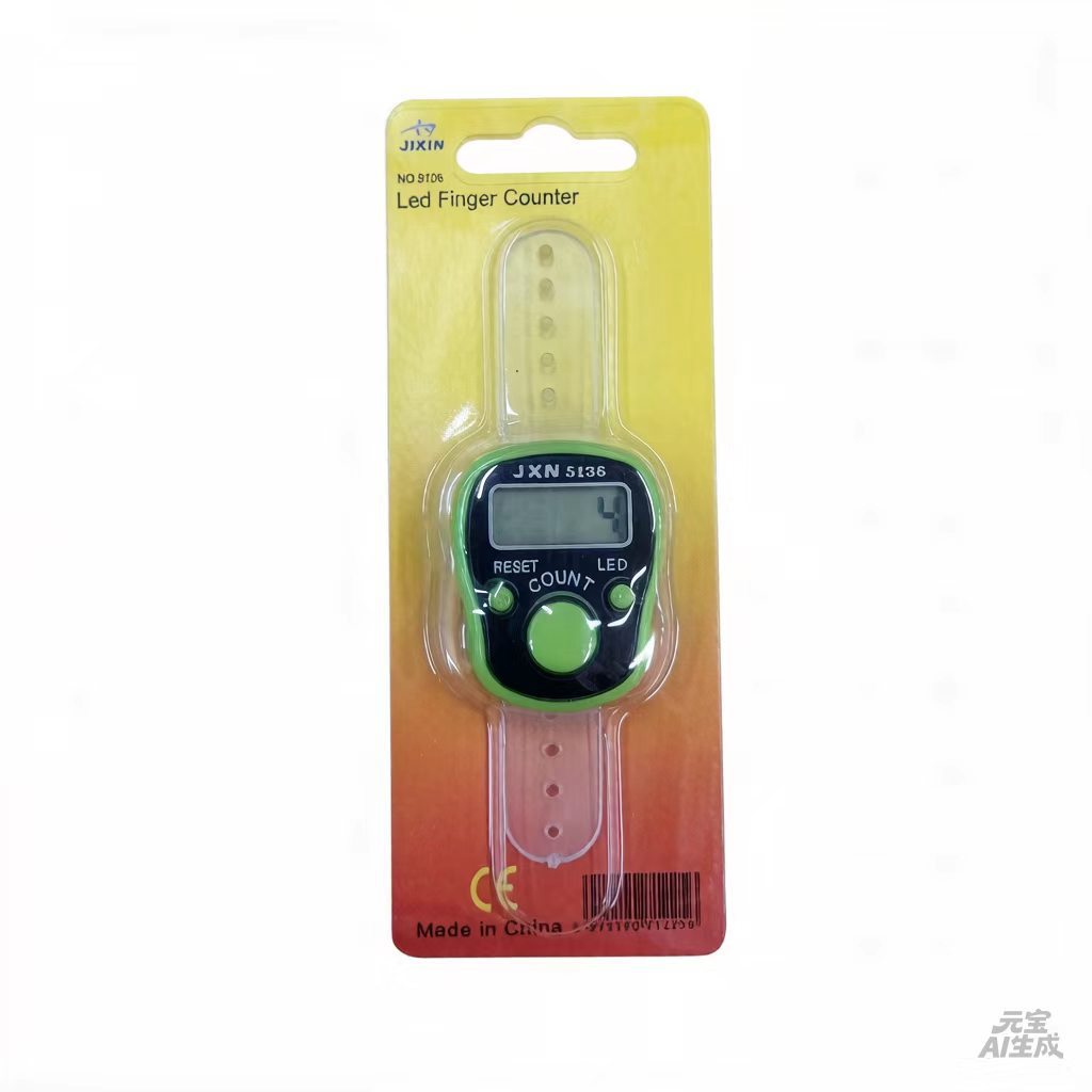 LED manual ring counter 1040 card insert mini luminous counter, 18 colors to choose from, factory direct sales pic 7