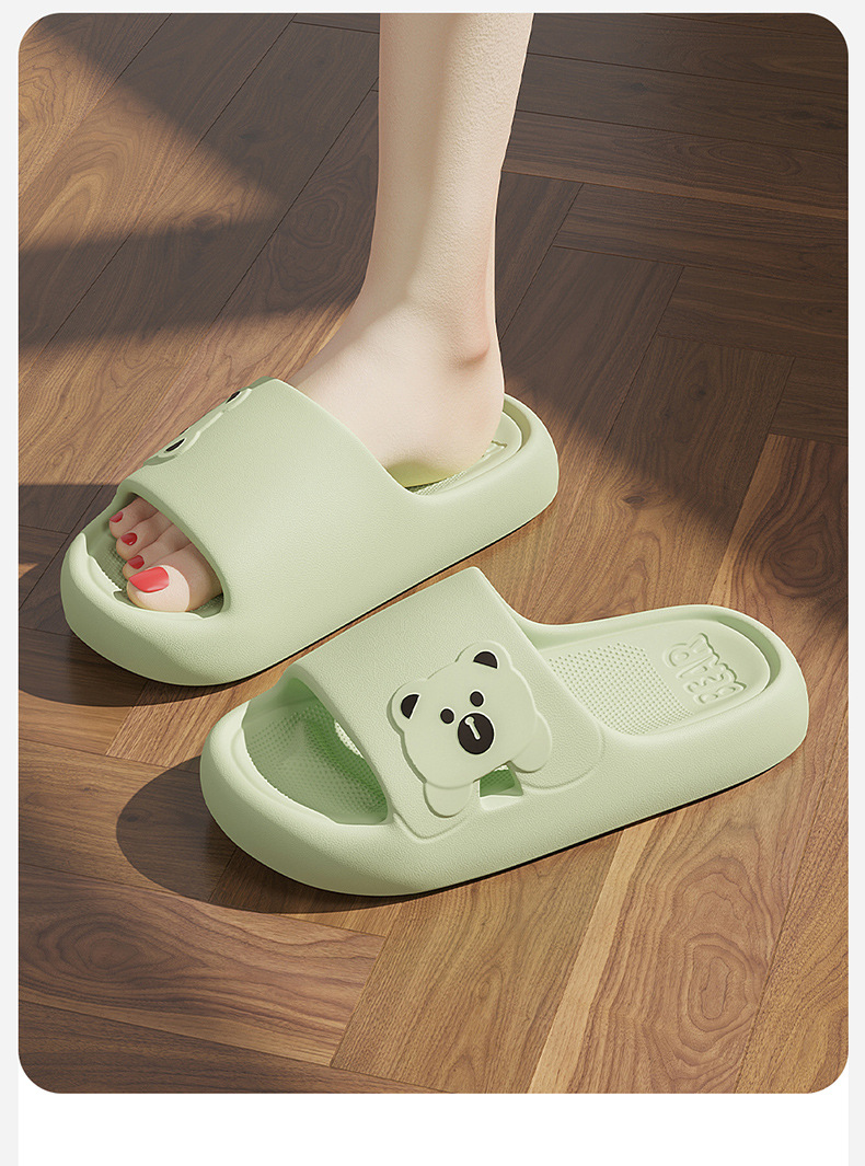 可爱拖鞋女2025新款夏季外穿踩屎感厚底室内家居浴室洗澡防滑防臭详情2