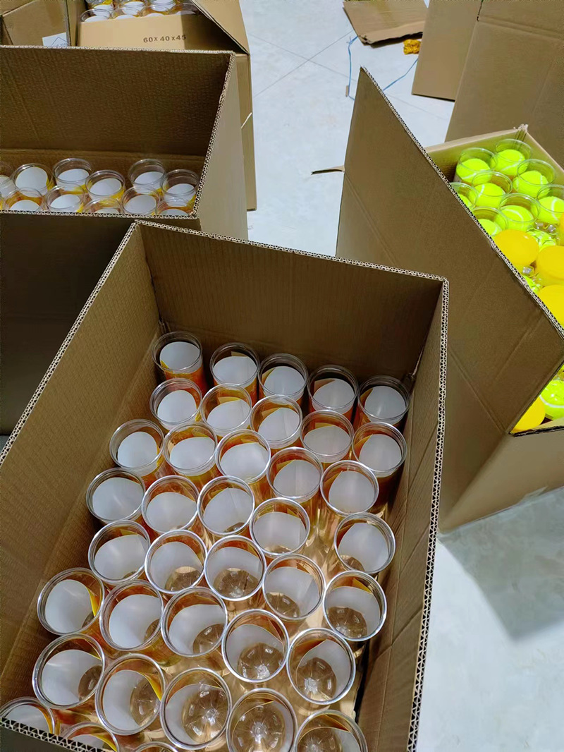 厂家直销网球批发训练比赛专用橡胶网球毛呢化纤无压袋装现货供应详情9