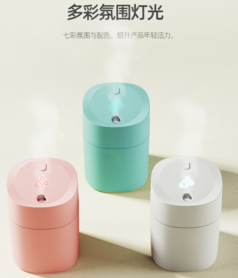 New mini humidifier for home, office, car, desktop, air replenishment, USB small humidifier gift pic 11