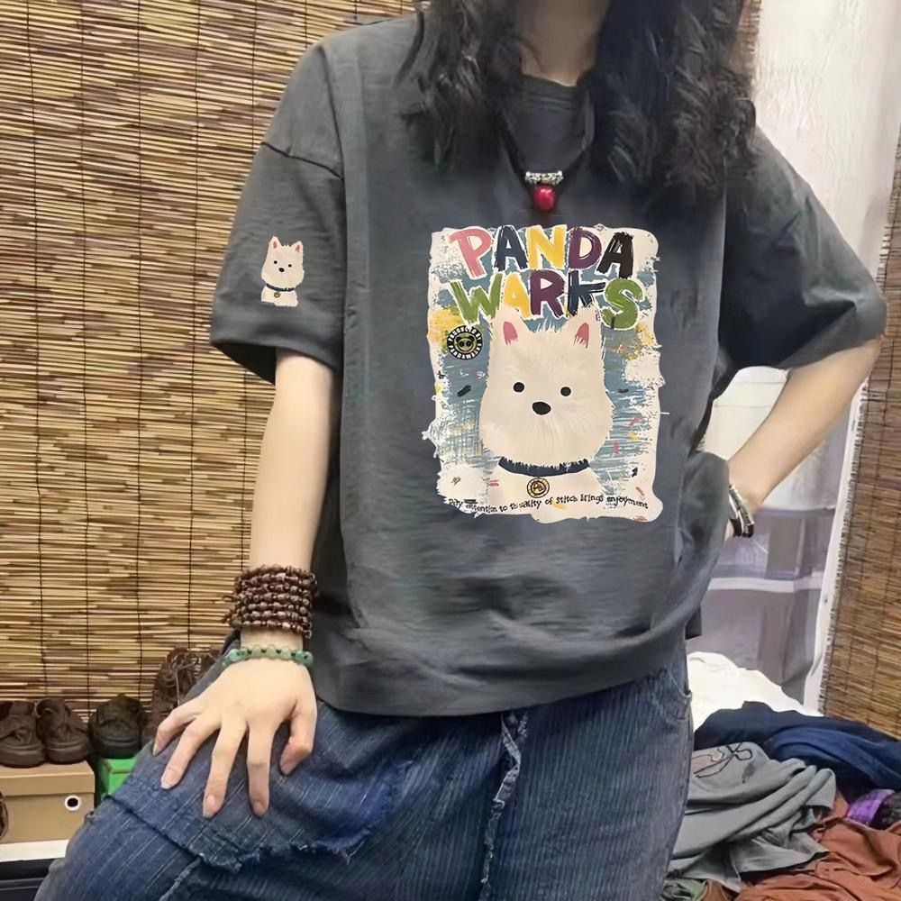 胖mm大码300斤纯棉女士t恤短袖夏季新款微胖宽松显瘦小个子上衣潮详情9