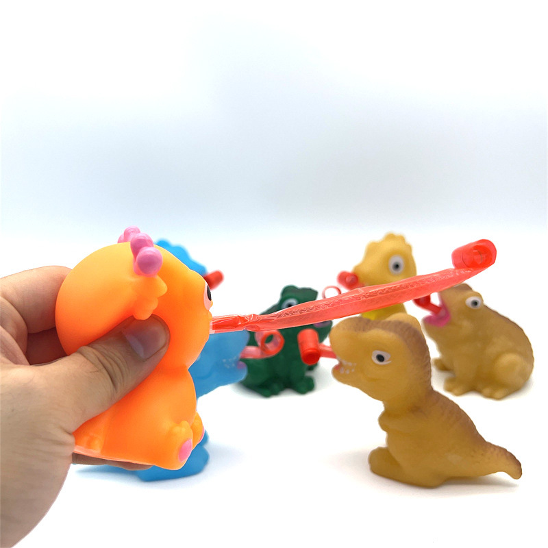 新款发哨声萌宠创意儿童抖音同款青蛙恐龙蛇回弹BB解压玩具吐舌头详情20