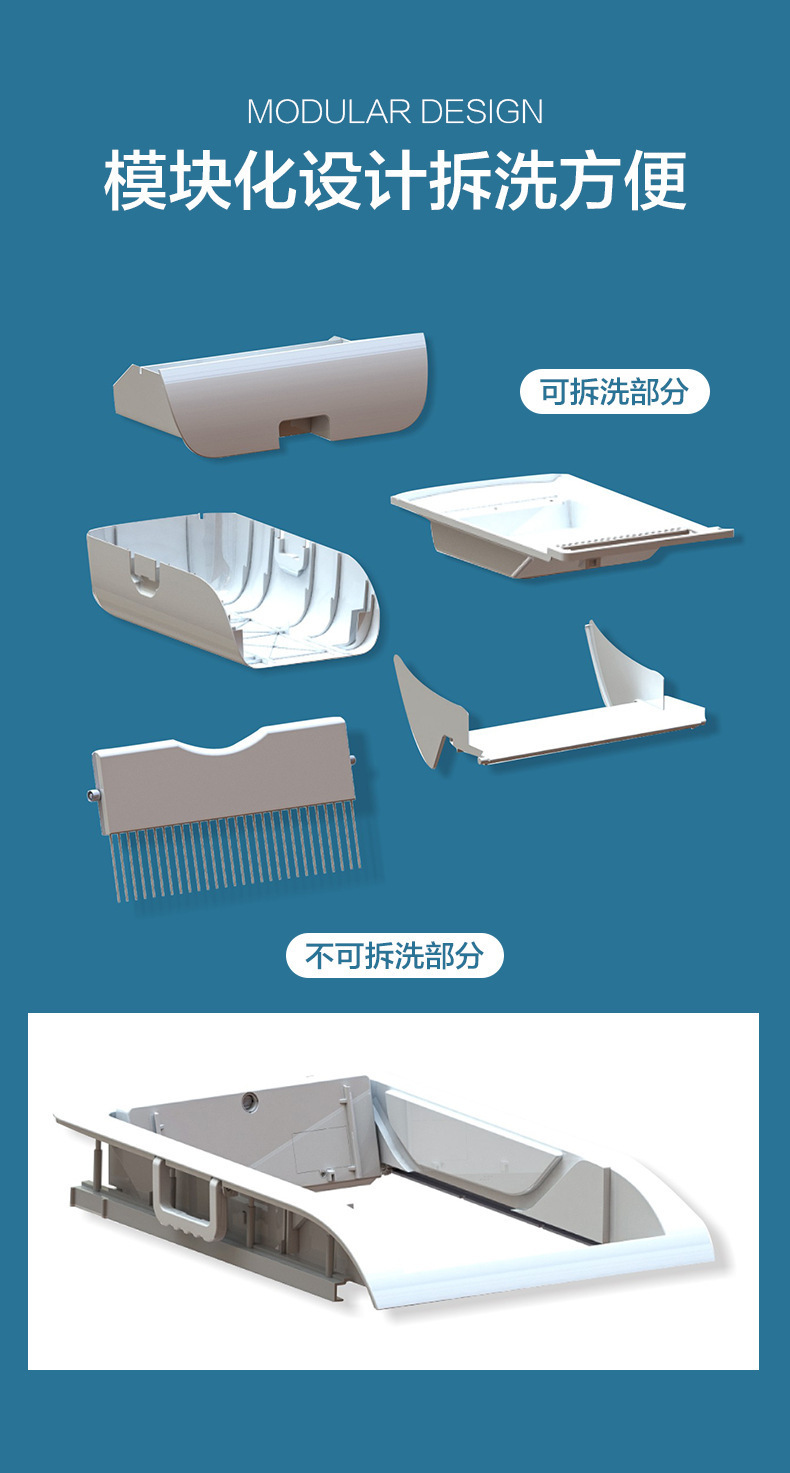 Fully automatic intelligent cat litter box, cat toilet deodorization and antibacterial, oversized garbage bag sealing, electric cat litter machine pic 13