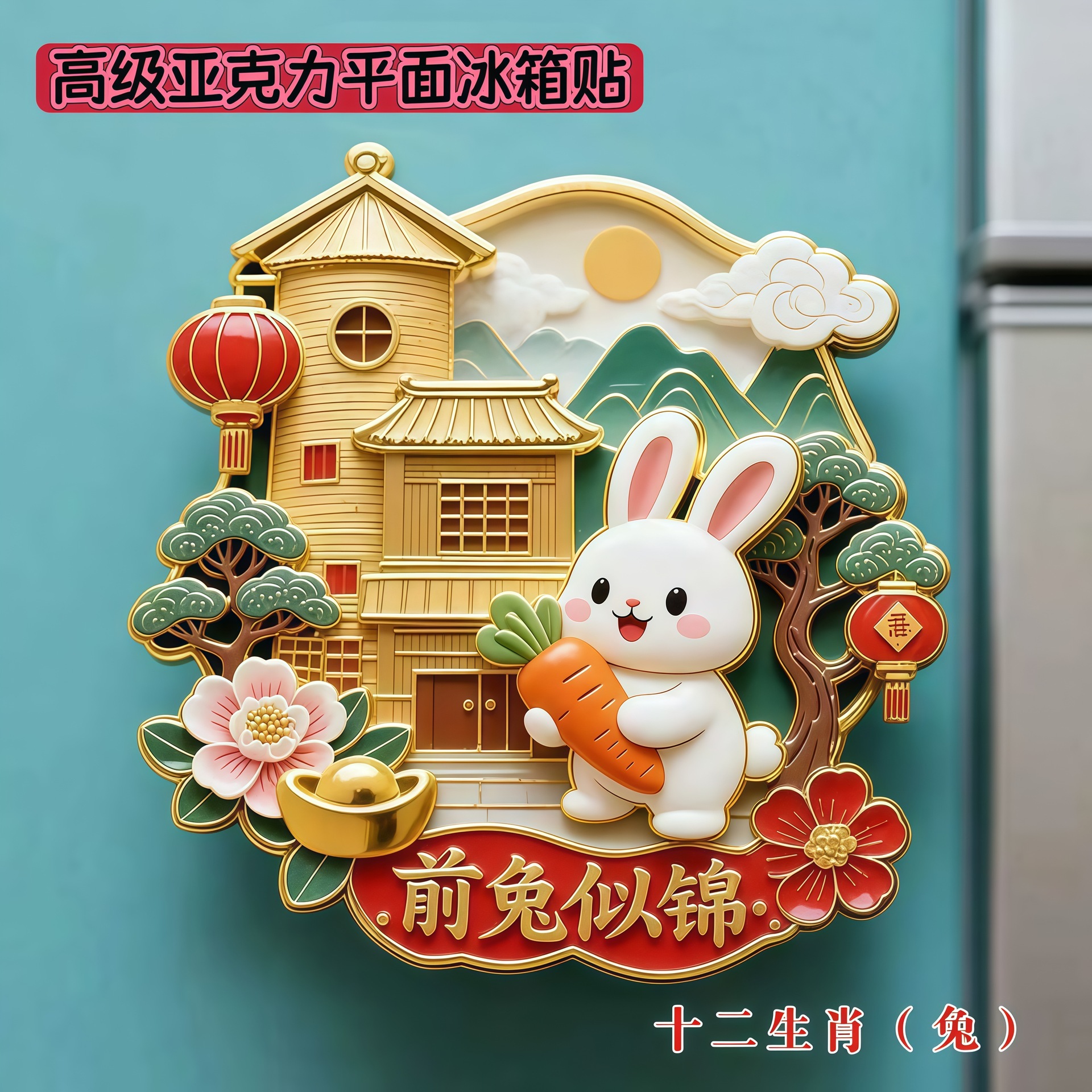【 The Twelve Chinese Zodiac Signs 】 Fridge Magnets, cultural and creative flat fridge magnets, Chinese trend and Chinese style travel souvenirs pic 6
