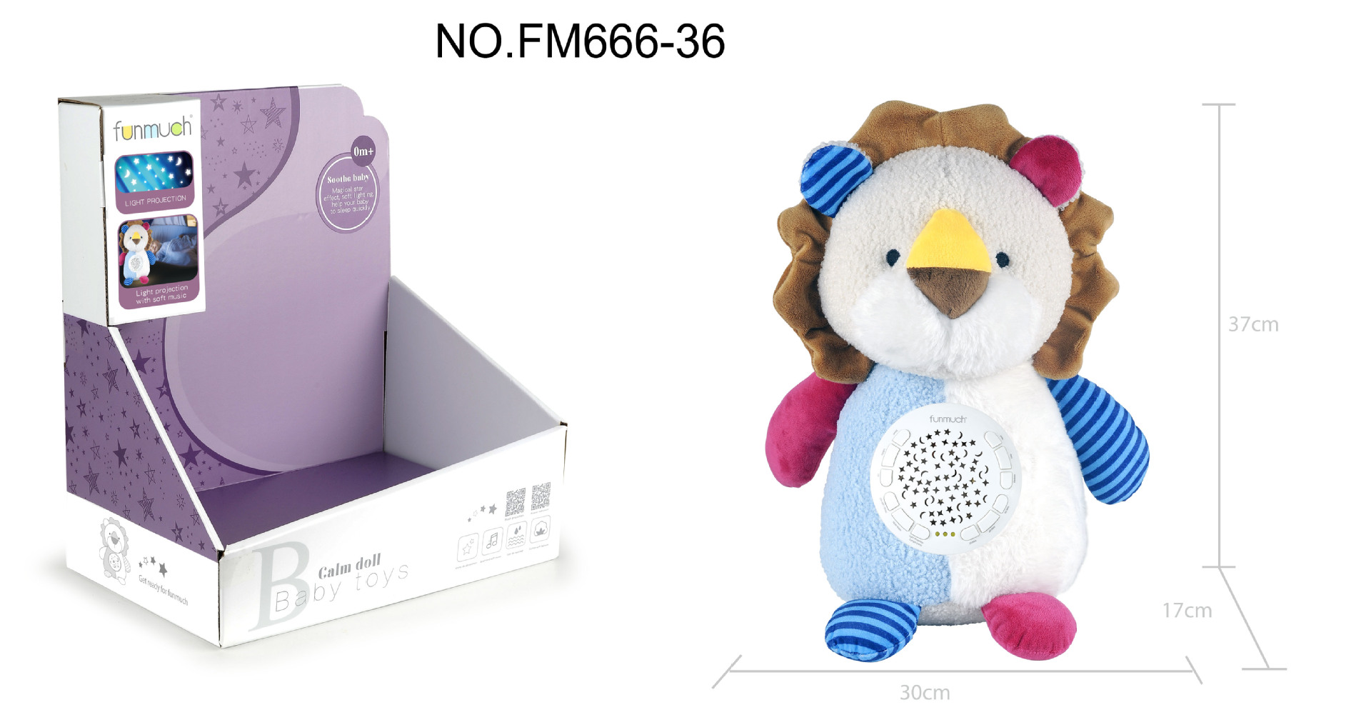 Cross-border Baby 12-key Soothing Projection plush toy Music Starry Sky Lullaby Infant sleep Soothing toy pic 20