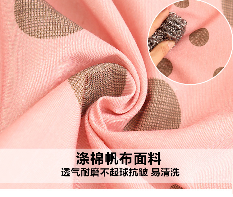 【 Chi Jia 】 French-style large polka dot shoulder strap apron canvas home kitchen adult stain-resistant work clothes pic 1