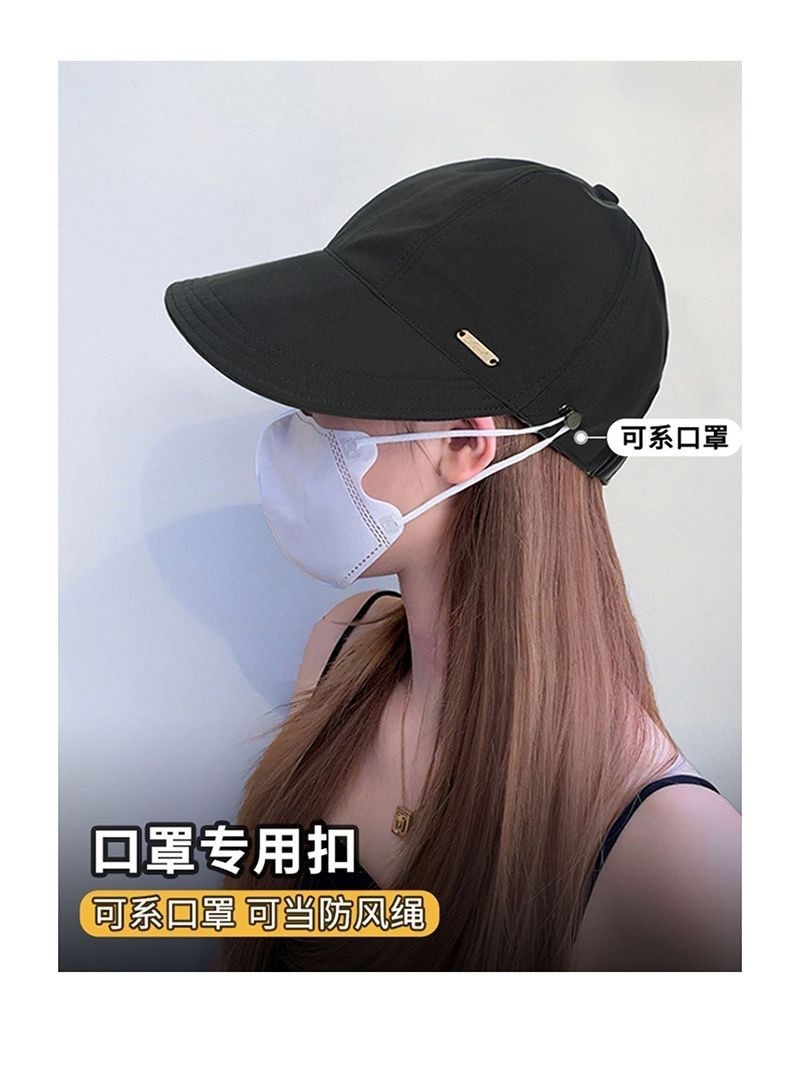 赵露思同款鸭舌渔夫帽女款春秋防晒防紫外线遮阳帽可折叠太阳帽子详情2