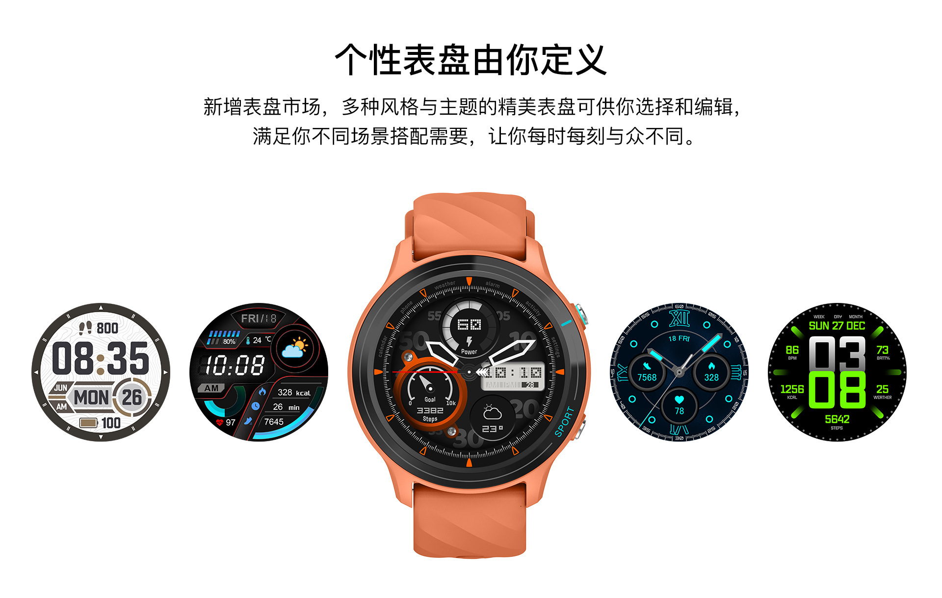 【Dafit】工厂直销Z123蓝牙通话智能手表1.52寸心率血压多运动智详情9