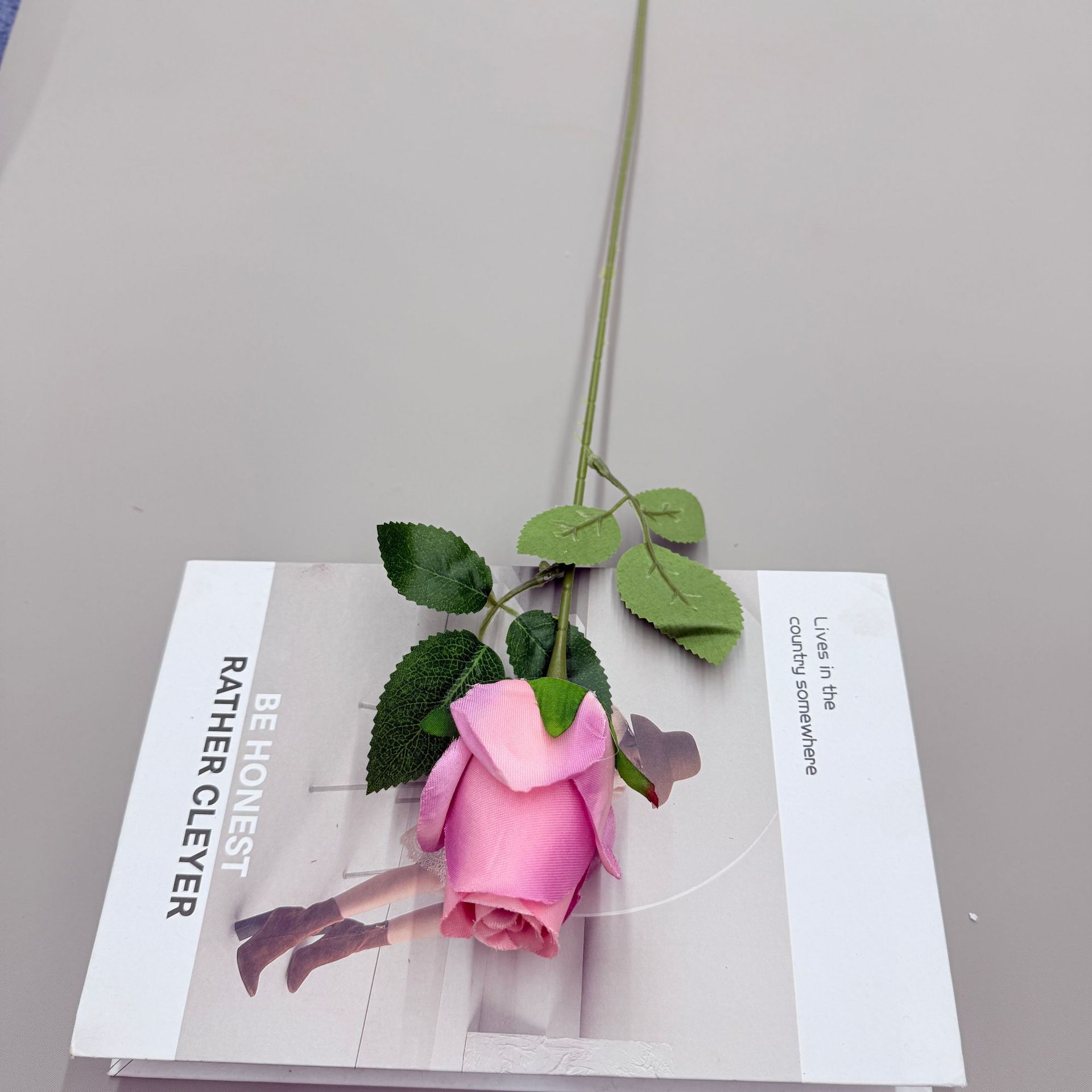 单只玫瑰仿真花橱窗玫瑰瀑布居家酒店婚礼玫瑰花墙装饰绢花假花详情6