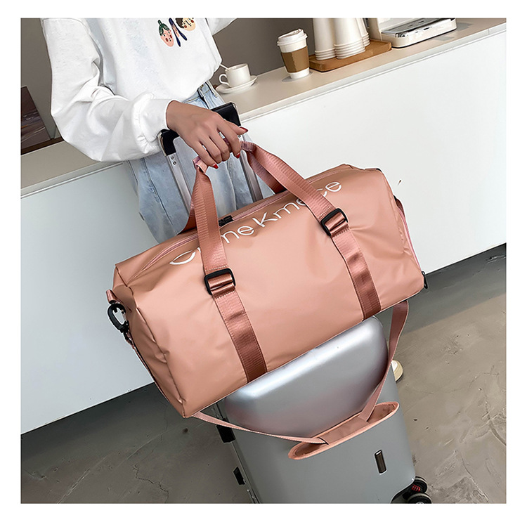 可套拉杆大容量手提旅行包通用干湿分离运动健身收纳包出差行李包详情42