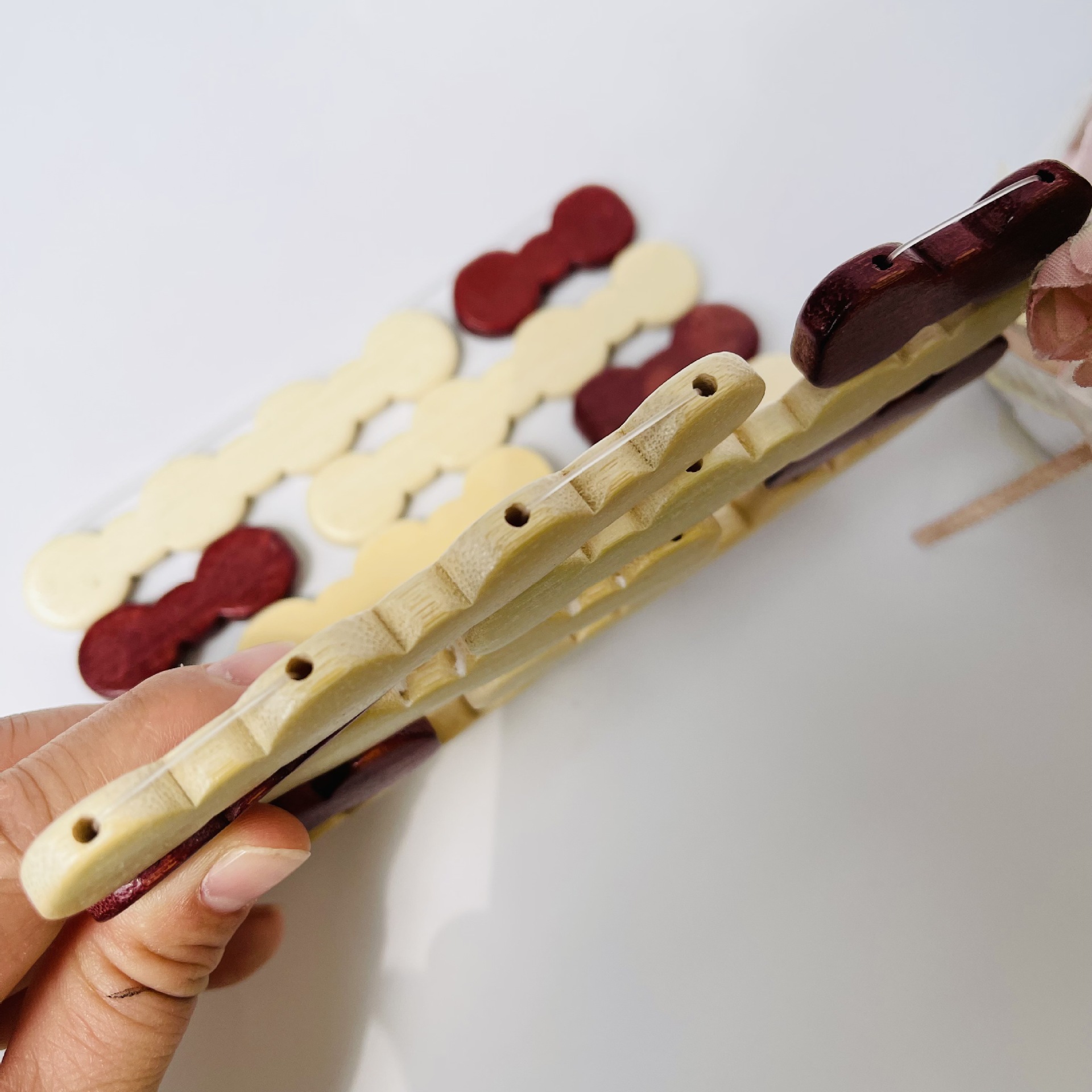 【2-9区】竹质圆形隔热垫 20/捆500/件圆形竹质隔热垫菜垫子防烫耐热砂锅垫桌垫碗垫茶杯垫盘子垫2元详情6