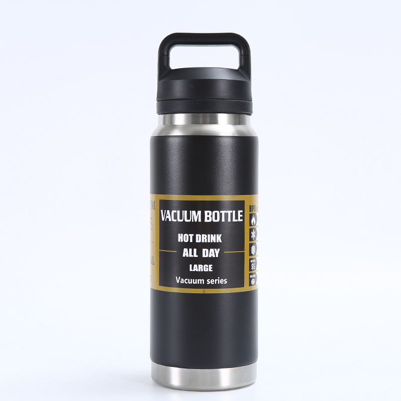 New large-capacity 304 stainless steel insulated cup for foreign trade, outdoor portable double-layer car cup, mountain climbing sports water bottle pic 25