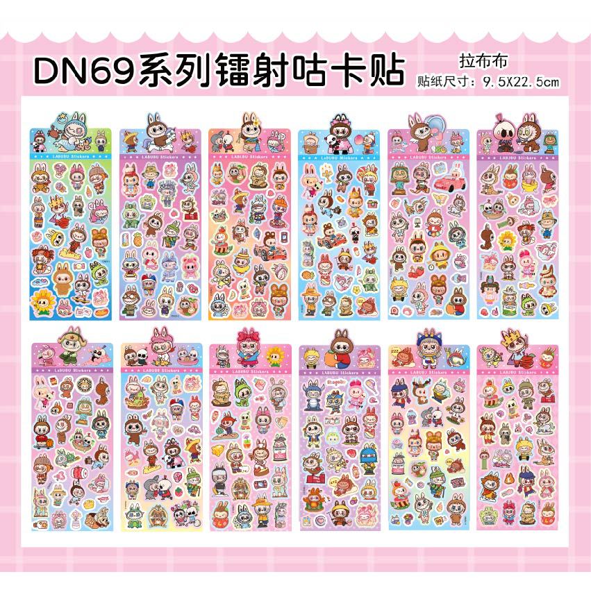 Cartoon stickers, live-streaming matching cards, Pibalagu card stickers, Sanrio DIY handbooks, mobile phone decoration stickers pic 22