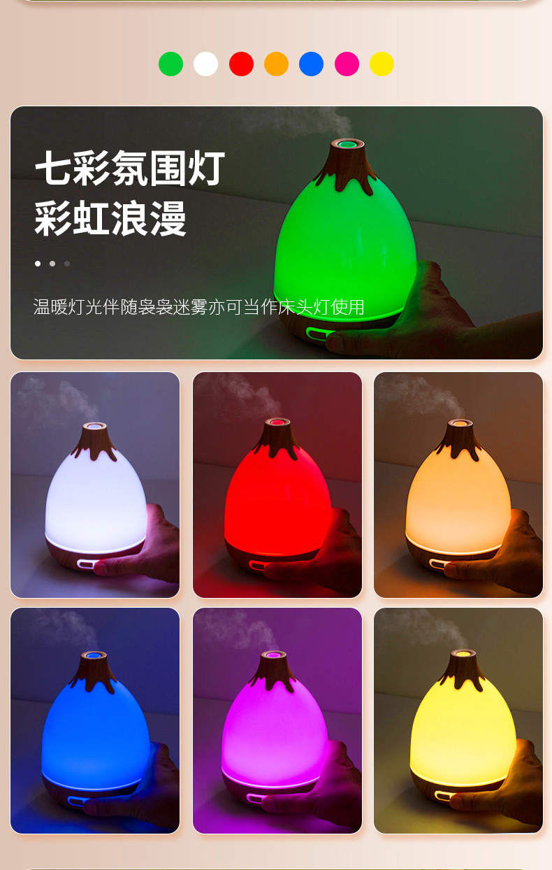 2025新款香薰机卧室精油专用小型自动喷香家用扩香氛机雾化加湿器香薰机详情5