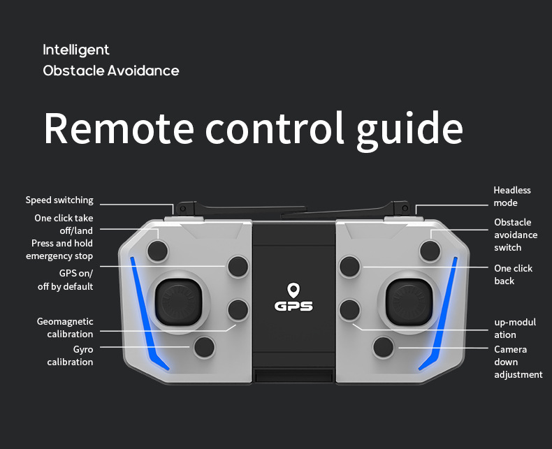 Cross-border new product J5 Drone brushless GPS positioning high-definition aerial photography obstacle avoidance four-axis remote control aircraft toy gift box pic 46