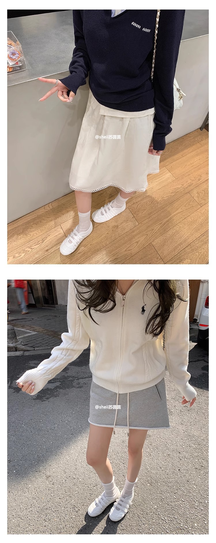 牛皮版~韩国小众魔术贴德训鞋女春秋新款休闲保龄球芭蕾舞单鞋详情14