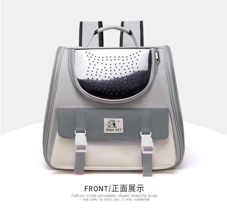 New outdoor cat bag, convenient large-capacity breathable pet bag, breathable outdoor travel cat backpack, cross-border wholesale pic 25