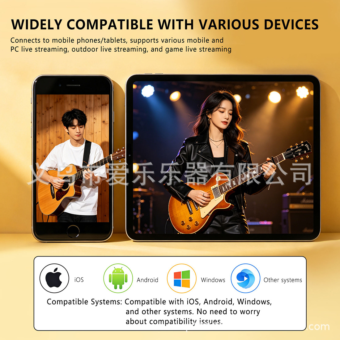 IRIN English sound card mixing console with sound effect, light adjustment, multi-functional singing, recording, noise reduction and live streaming sound card pic 5