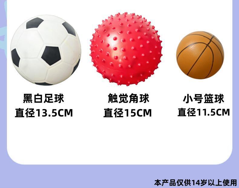 厂家充气球儿童玩具拍拍球小皮球西瓜球幼儿园弹力小篮球按摩球球详情13